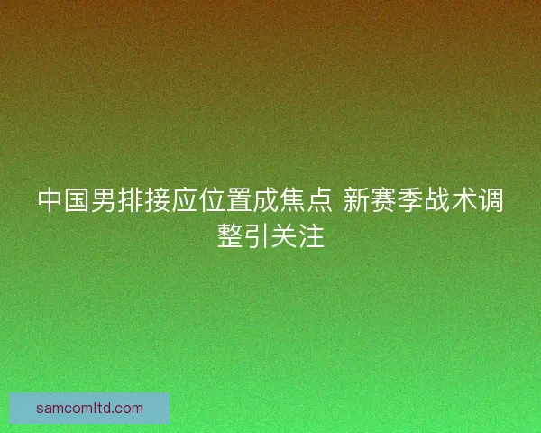 中国男排接应位置成焦点 新赛季战术调整引关注